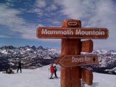 Greetings from the top of Mammoth!