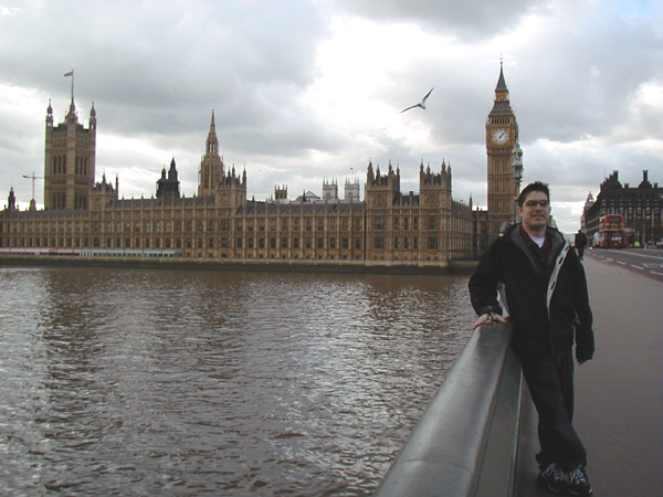 The Gorn and Josh at Parliament