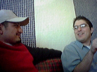 Oszie and Josh in 2001