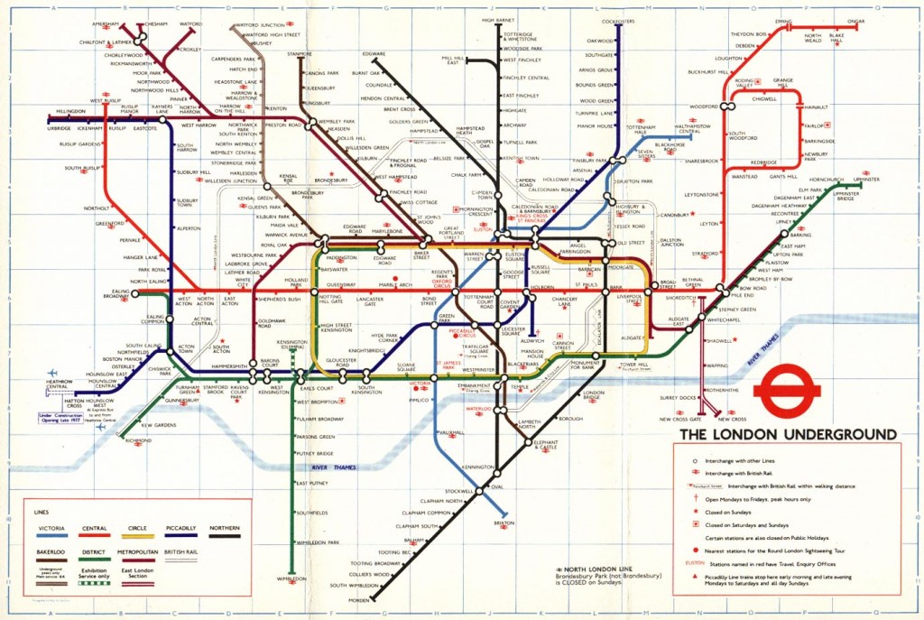 London Underground in the 1960s